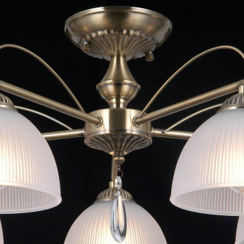 Люстра на штанге ILLUMICO IL0623 IL0623-5CSQ-24 AB CAPELLA-4