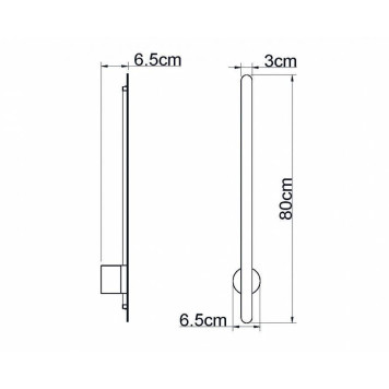 Бра Italline IT08-80 IT08-8020 black-5