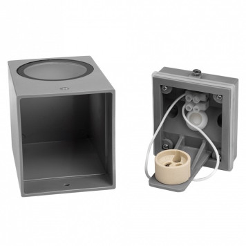 Накладной светильник Jazzway PDL-S 72080 GU10-1 GR IP65-2