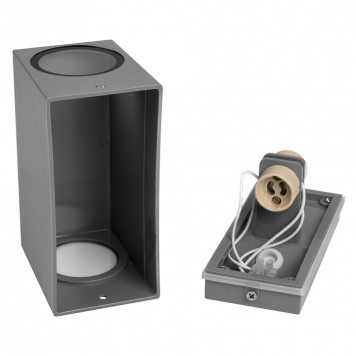 Накладной светильник Jazzway PDL-S 72150 GU10-2 GR IP65-2