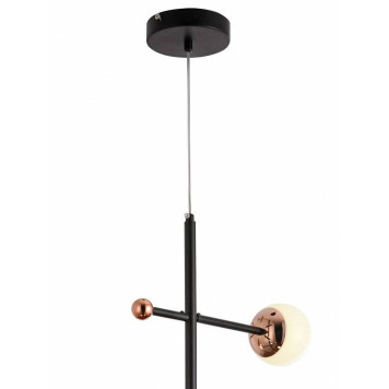Люстра на штанге Natali Kovaltseva LOFT LED LED LAMPS 81338 GOLD BLACK-4