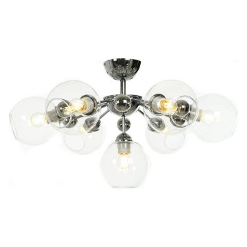 Люстра на штанге LUMINA DECO Devoli LDC 8040-7 CHR+PR-1