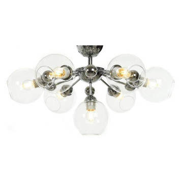 Люстра на штанге LUMINA DECO Devoli LDC 8040-7 CHR+PR-2
