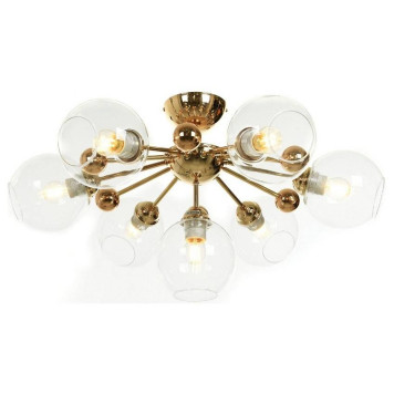 Люстра на штанге LUMINA DECO Devoli LDC 8040-7 F.GD+PR-2