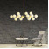 Люстра на штанге LUMINA DECO Marsiada LDP 6033-16 GD