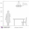 Подвесная люстра LUMINA DECO MARSIADA LDP 6033-25 FGD