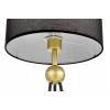 Настольная лампа декоративная LUMINA DECO Belforte LDT 5527 GD+BK