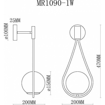 Бра MyFar Florenz MR1090-1W-5