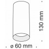 Накладной светильник Maytoni Focus C010CL-01B