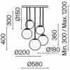 Подвесной светильник Maytoni Basic form MOD321PL-05B