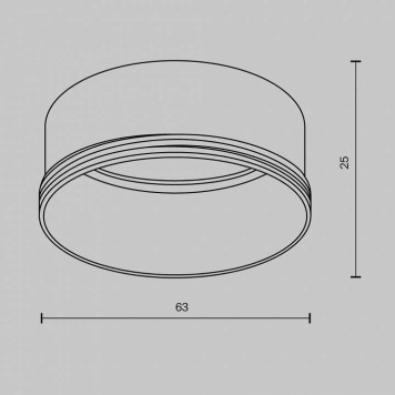 Кольцо декоративное Maytoni Focus LED RingL-20-W-3
