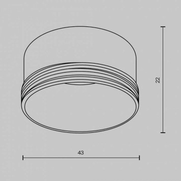 Кольцо декоративное Maytoni Focus LED RingS-5-W-3