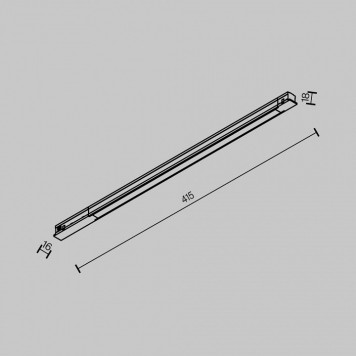 Накладной светильник Maytoni Technical Basis TR231-2-10W4K-B-5