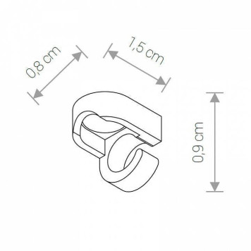 Крепление троса к потолку Nowodvorski Cameleon Mounting B BL 8393-1