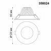 Встраиваемый светильник Novotech Glok 358024