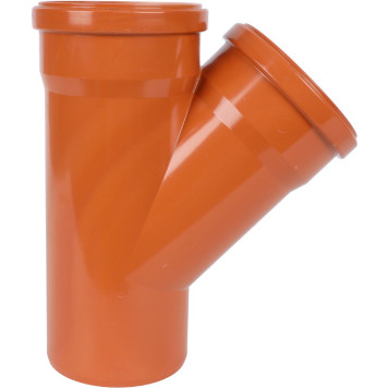 Тройник Sinikon НПВХ D110x110x45 для наружной канализации-1