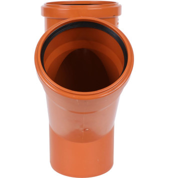 Тройник Sinikon НПВХ D110x110x45 для наружной канализации-2