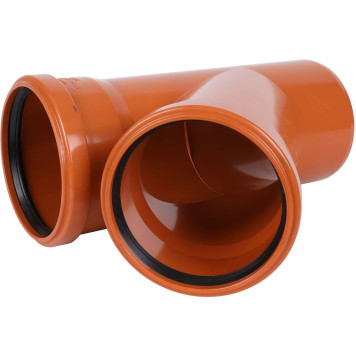 Тройник Sinikon НПВХ D110x110x45 для наружной канализации-3