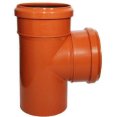 Sinikon 21300.R.B НПВХ Тройник D110 x 110 x 87° для нар. канализации (21300.R.B)