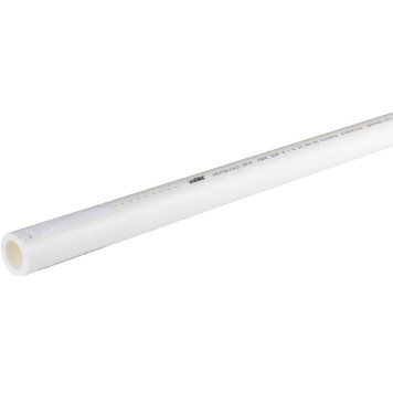 Труба полипропиленовая Kalde d=40 (PN 20) белого цвета, 4 м.-1