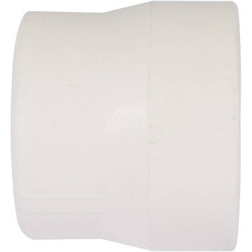 Переходная муфта Kalde 75x50 для сварки полипропиленовых труб (белая)-3