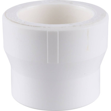 Переходная муфта Kalde 75x63 для сварки полипропиленовых труб (белая)-2