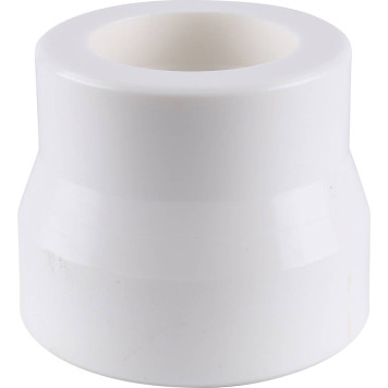 Переходная муфта Kalde 75x63 для сварки полипропиленовых труб (белая)-3