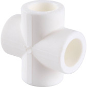 Крестовина Kalde d=20 для полипропиленовых труб под сварку (цвет белый) (3212-crs-200000)