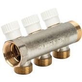 LUXOR 3-х ходовой коллектор с перекрывающими кранами CP 463 (G3/4xG1/2) (68512603)