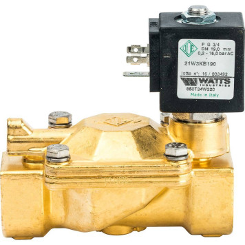 Соленоидный клапан Watts 850Т (850T34W220) для систем водоснабжения 3/4 230V Н.З. (10023642)-1