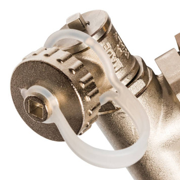 Распределительный коллектор STOUT из латуни с расходомерами на 9 выходов.-9