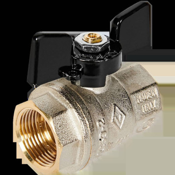 Шаровой кран BUGATTI Oregon с ручкой-бабочкой и внутренней резьбой 3/4.
