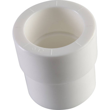 Переходная муфта Политэк 40х32 для сварки полипропиленовых труб (белый)-3