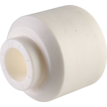 Переходная Муфта Политэк 50x20 для сварки Полипропиленовых Труб (белая)