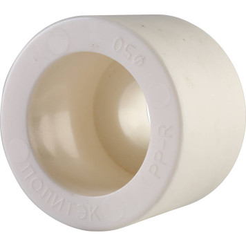 Переходная Муфта Политэк 50x20 для сварки Полипропиленовых Труб (белая)-4