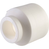 Муфта переходная внутр./наруж. Политэк 50х25 для полипропиленовых труб под сварку (цвет белый) (9200005025)
