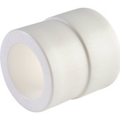 Муфта переходная внутр./наруж. Политэк 50х40 для полипропиленовых труб под сварку (цвет белый) (9200005040)