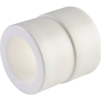 Переходная муфта Политэк 50х40 для сварки ПП труб (белая)
