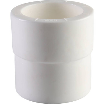 Переходная муфта Политэк 50х40 для сварки ПП труб (белая)-2