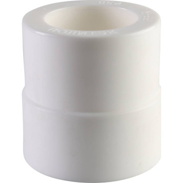 Переходная муфта Политэк 50х40 для сварки ПП труб (белая)-3