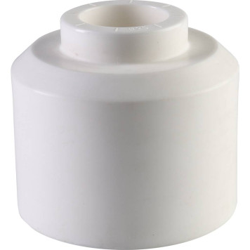 Переходная муфта Политэк 63х25 для сварки полипропиленовых труб (белая)-3