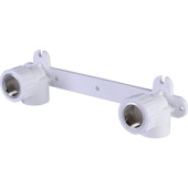 Настенный комплект Политэк 20х1/2 с внутренней резьбой для смесителя для полипропиленовых труб под сварку (цвет белый) (9600202012)