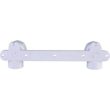 Настенный комплект Политэк 20х1/2 для смесителя полипропиленовых труб под сварку (белый)-2