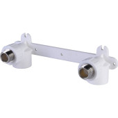 Настенный комплект Политэк 20х1/2 с наружной резьбой для смесителя для полипропиленовых труб под сварку (цвет белый) (9600102012)