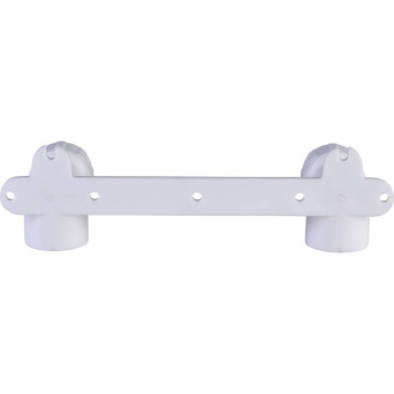 Настенный комплект Политэк 20х1/2 для смесителя полипропиленовых труб под сварку с наружной резьбой (белый)-2