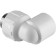 Угольник Политэк 25x3/4 с наружной резьбой для сварки полипропиленовых труб (белый)