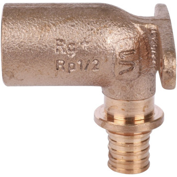 REHAU RAUTITAN Фитинг Угольник настенный 16-Rp 1/2 RX+ для труб из полиэтилена аксиальный-3