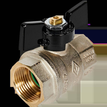 Шаровой кран BUGATTI Oregon с ручкой-бабочкой и внутренней резьбой 1&