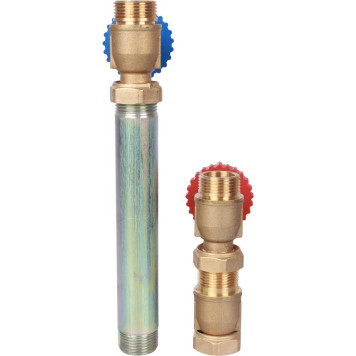 Насосная группа STOUT SDG-0001 с прямым контуром 3/4 без насоса в теплоизоляции-4