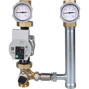 Насосная группа Meibes V-MK 1 1/4 с насосом Wilo PARA SC 7.0 и смесителем, подающая линия слева-3